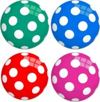 Europlast 103380002 Pöttyös gumilabda 22 cm - Többféle