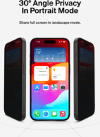 Belkin InvisiGlassAM Apple iPhone 16/15/14 Pro 6,1" Betekintésvédelmi Kijelzővédő Üveg