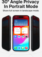 Belkin InvisiGlassAM Apple iPhone 16 Plus/15 Plus/14 Pro Max 6,7" Betekintésvédelmi Kijelzővédő Üveg