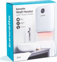 Bewello BW2104 Törölközőszárítós Elektromos Fali Hősugárzó 2000W - Fehér
