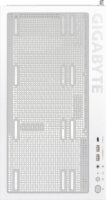 GIGABYTE C500 Panoramic Stealth Ice Midi Torony Számítógépház + 4db 120mm ARGB ventilátor - Fehér