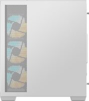 GIGABYTE C500 Panoramic Stealth Ice Midi Torony Számítógépház + 4db 120mm ARGB ventilátor - Fehér