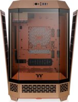 Thermaltake The Tower 300 Mini Torony Számítógépház + 2db 140mm ventilátor - Barna