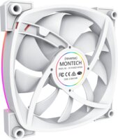 Montech RX140 140mm PWM RGB Rendszerhűtő ventilátor - Fehér