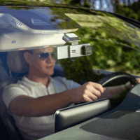 LAMAX N10 GPS 3in1 4K WiFi Menetrögzítő kamera - Fekete