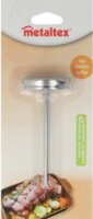 Metaltex MX298046 Rozsdamentes Acél Húshőmérő 14 x 3 x 3 cm - Ezüst