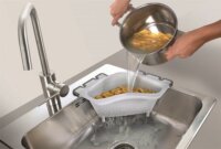 Metaltex MX185023 Műanyag Szűrő-zöldségmosó tál Ø 25 cm - Szürke