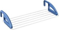 Metaltex MX405810 Erkélyre akasztható ruhaszárító 52 x 34 x 19 cm - Kék / Inox