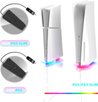 ready2gaming PS5 RGB Konzol Állvány - Áttetsző