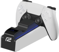 ready2gaming PS5 DualSense Töltőállomás - Fehér / Fekete