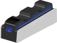 ready2gaming PS5 DualSense Töltőállomás - Fehér / Fekete