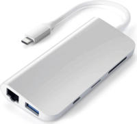 Satechi TCMM8PAS USB-C HUB (8 port) - Ezüst