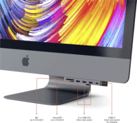 Satechi TCIMHM iMac Pro USB-C HUB (6 port) - Sötétszürke
