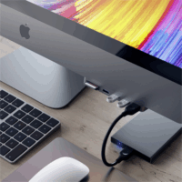 Satechi TCIMHM iMac Pro USB-C HUB (6 port) - Sötétszürke