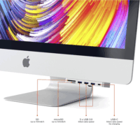 Satechi TCIMHS iMac Pro USB-C HUB (6 port) - Ezüst