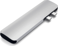 Satechi CMBPS 2xUSB-C HUB (7 port) - Ezüst