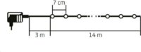 Home Kültéri Beltéri Dual Color LED fényfüzér 14m - Melegfehér / hidegfehér
