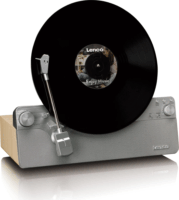 Lenco LSA-071SI Bakelit Vinyl Bluetooth lemezjátszó beépített hangszóróval - Ezüst