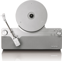 Lenco LSA-071SI Bakelit Vinyl Bluetooth lemezjátszó beépített hangszóróval - Ezüst