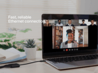 Belkin Connect USB-C - RJ45 Átalakító Adapter - Fekete