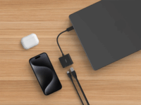 Belkin Connect USB-C - RJ45 Átalakító Adapter - Fekete