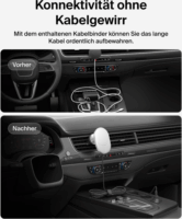 Belkin BoostCharge Pro Magsafe Autós Töltő 15W - Fehér