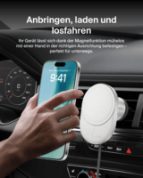 Belkin BoostCharge Pro Magsafe Autós Töltő 15W - Fehér