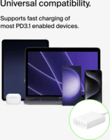 Belkin Boost Charge Pro 4xUSB-C Hálózati Töltő Adapter 200W- Fehér