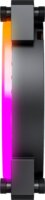 Montech RX140 140mm PWM RGB Rendszerhűtő ventilátor - Fekete