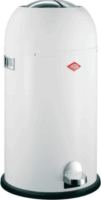 WESCO Kickmaster Soft 33 literes pedálos fém szemetes - Matt fehér