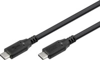 Goobay 74193 USB-C apa - USB-C apa 4.0 Adat és töltőkábel 2 m - Fekete