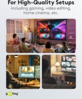 Goobay 74193 USB-C apa - USB-C apa 4.0 Adat és töltőkábel 2 m - Fekete