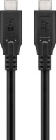 Goobay 74193 USB-C apa - USB-C apa 4.0 Adat és töltőkábel 2 m - Fekete