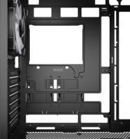 Sharkoon AK4W RGB Strip Midi Torony Számítógépház + 4db 120mm RGB ventilátor - Fekete