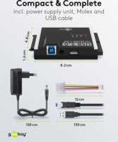 Goobay 72013 USB 3.0 IDE - SATA Hard Drive Adapter