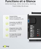Goobay 72013 USB 3.0 IDE - SATA Hard Drive Adapter