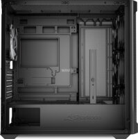 Sharkoon MK4W RGB Strip Mini Torony Számítógépház + 4db 120mm RGB ventilátor - Fekete