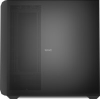 Sharkoon MK4W RGB Strip Mini Torony Számítógépház + 4db 120mm RGB ventilátor - Fekete