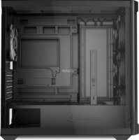 Sharkoon MK4W RGB Strip Mini Torony Számítógépház + 4db 120mm RGB ventilátor - Fekete