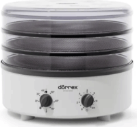 Stöckli Dörrex Időzítős Aszaló és szárító acélhálós tálcákkal 540 Watt - Fehér