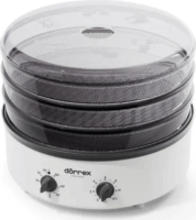 Stöckli Dörrex Időzítős Aszaló és szárító acélhálós tálcákkal 540 Watt - Fehér