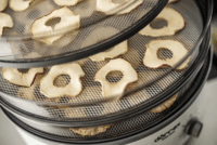 Stöckli Dörrex Időzítős Aszaló és szárító acélhálós tálcákkal 540 Watt - Fehér