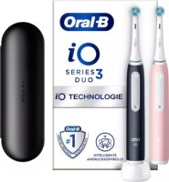 Oral-B iO Series 3 Elektromos fogkefe 2db - Fekete/Rózsaszín