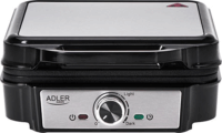 Adler AD 3083 Gofrisütő 1800W - Fekete/Ezüst