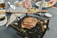 Staub 40509-343-0 Öntöttvas Grillserpenyő 34x21cm - Fekete