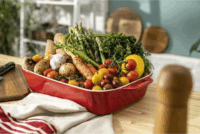 Staub Téglalap Alakú Kerámia Tepsi 34 x 24 cm - Piros