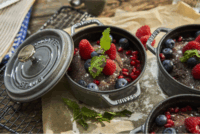 Staub Cocotte Öntöttvas Fazék Fedővel Ø 12cm 0,8L - Szürke