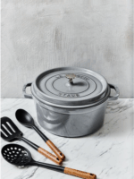 Staub Cocotte Öntöttvas Fazék Fedővel Ø 12cm 0,8L - Szürke