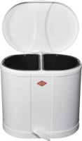 WESCO Ökosammler Beta 2 x 15 literes pedálos fém szemetes - Fehér