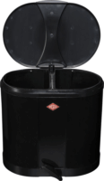 WESCO Ökosammler Beta 2 x 15 literes pedálos fém szemetes - Fekete